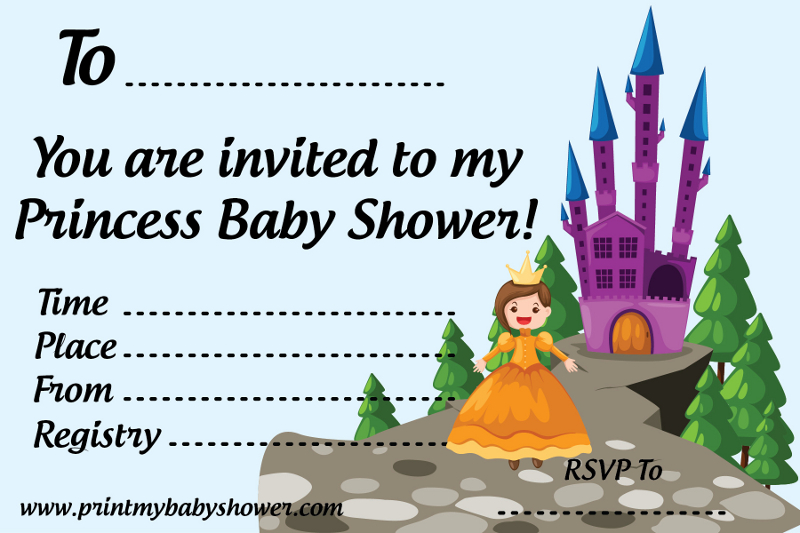 Free Printable Princess Invitations