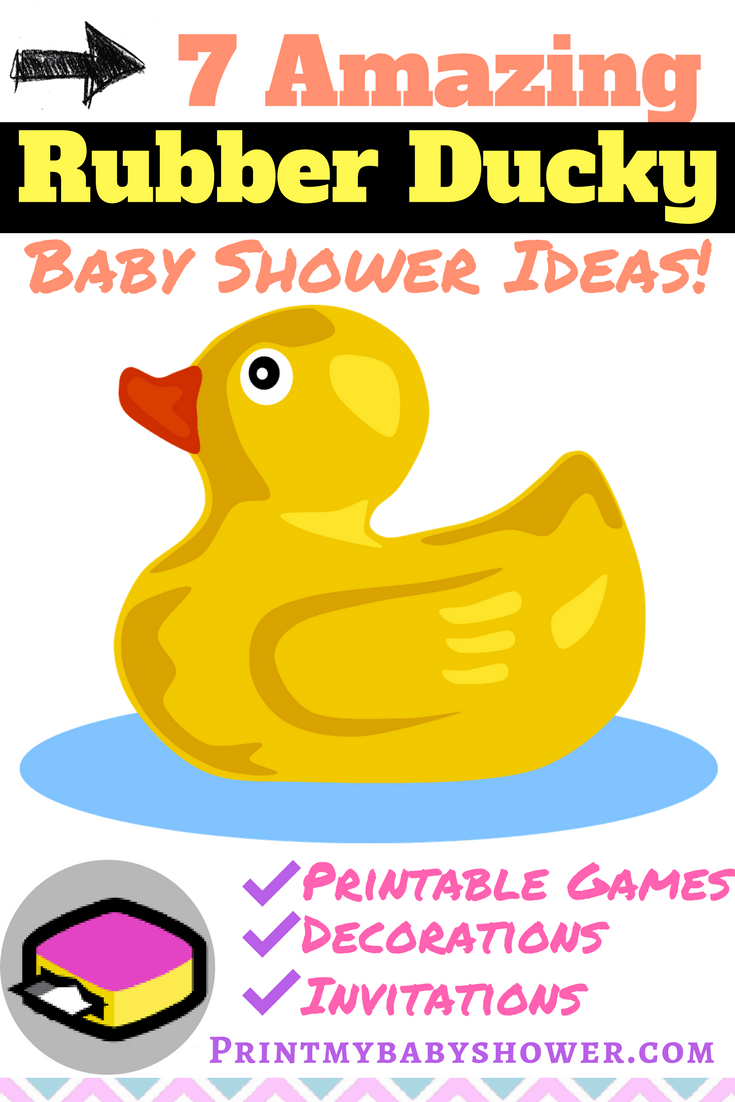 Rubber Ducky Baby Shower Ideas And Prints Print My Baby Shower